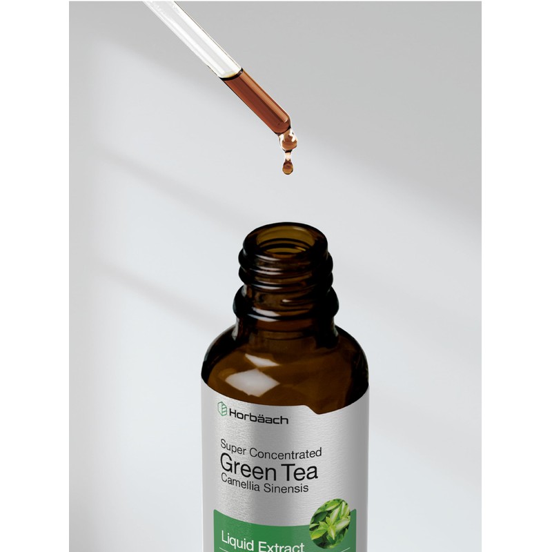 Horbäach Green Tea Extract Liquid Drops | 2 Fl Oz