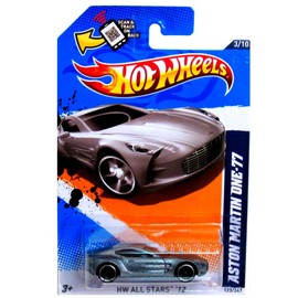 Hot Wheels 2012 HW All Stars Aston Martin One-77 123/247, Silver