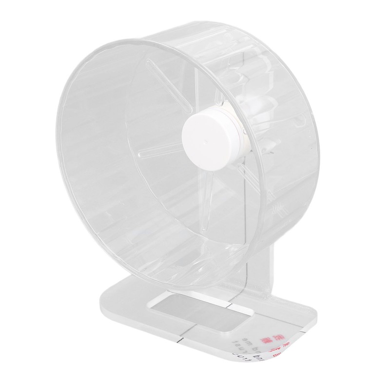 Silent Hamster Wheel with Stand Prevent Slip Clear Acrylic Hamster