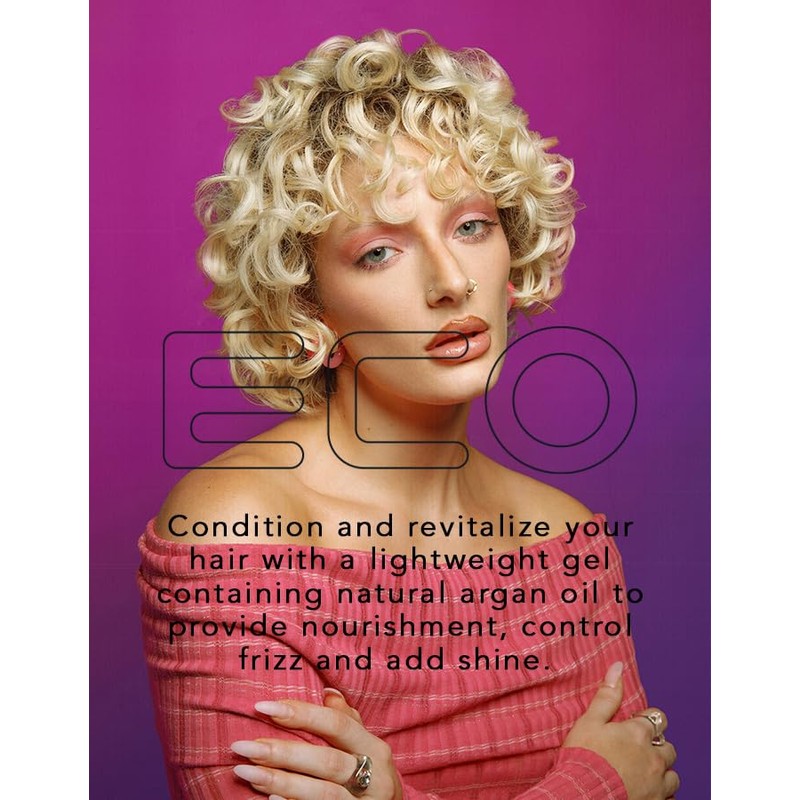 Eco Style Moroccan Argan Oil Styling Gel - Promotes Healthy
