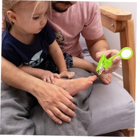 Vaguelly 2pcs Glass Toenail Cutter and Fingernail Clipper Precision Pedicure Tool for Home and for Thick Nails Includes and Designs