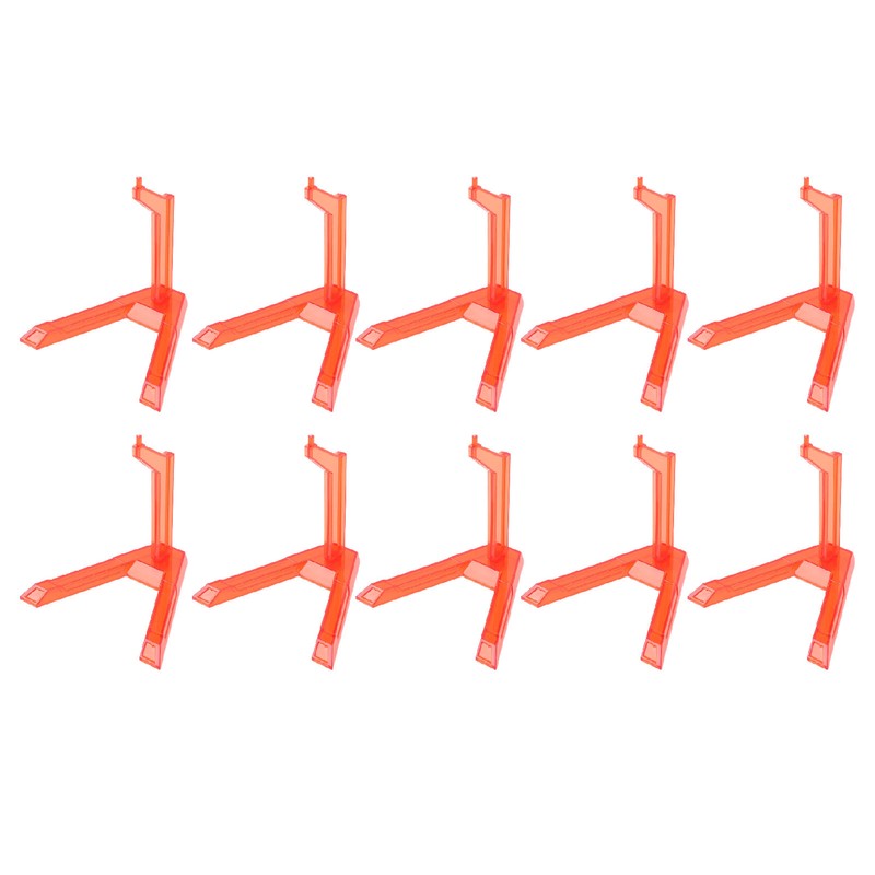 10pcs Action Figure Display Stand Multipurpose Plastic Flexible Figure Holder