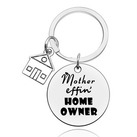 Housewarming Gifts for New Home House Warming Keyring Gifts New Home Gift Keyring First Time Home Owner Gift Housewarming Gift for Mom Wife Mother's Day Birthday Christmas Keyring Gifts for Her
