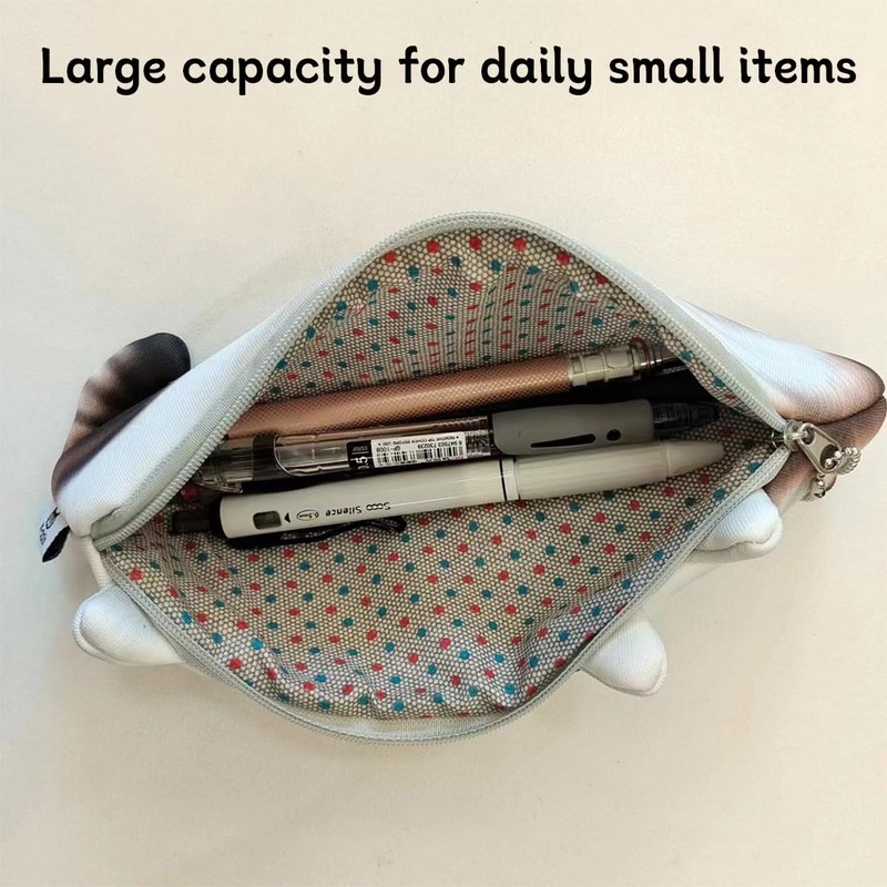 ORGYAML Cat Shaped Pencil Case Cat Shaped Pencil Case Cat