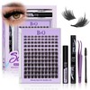 B&Q Wispy Lash Clusters Kit with Spikes Anime Manga Lashes