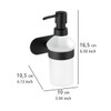 Turbo-Loc® Orea Stainless Steel Soap Dispenser Matt Black