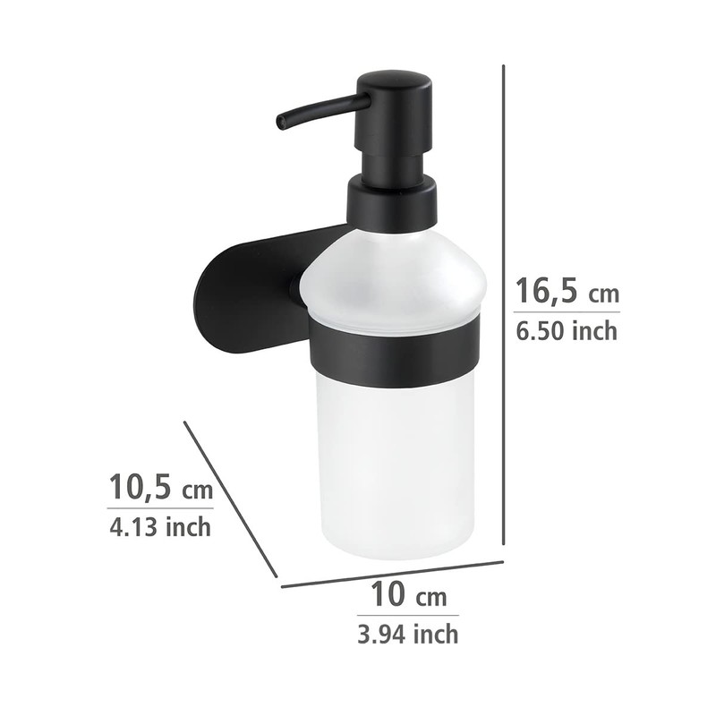 Turbo-Loc® Orea Stainless Steel Soap Dispenser Matt Black