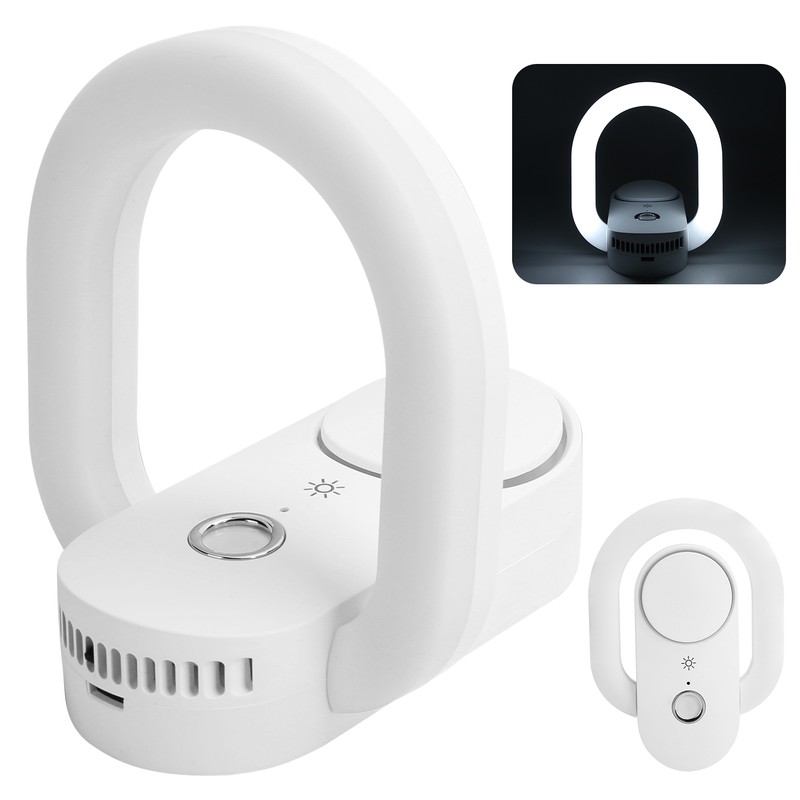 Negative Ion Air Purifier with LED Sensing Night Light Portable