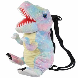 Unic Dinosaur Plush Backpack Pastel Rainbow UN-0139PRB