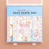 Denkee 12 x 12 Paper Storage, 4 Pack Scrapbook Paper