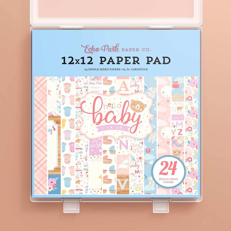 Denkee 12 x 12 Paper Storage, 4 Pack Scrapbook Paper