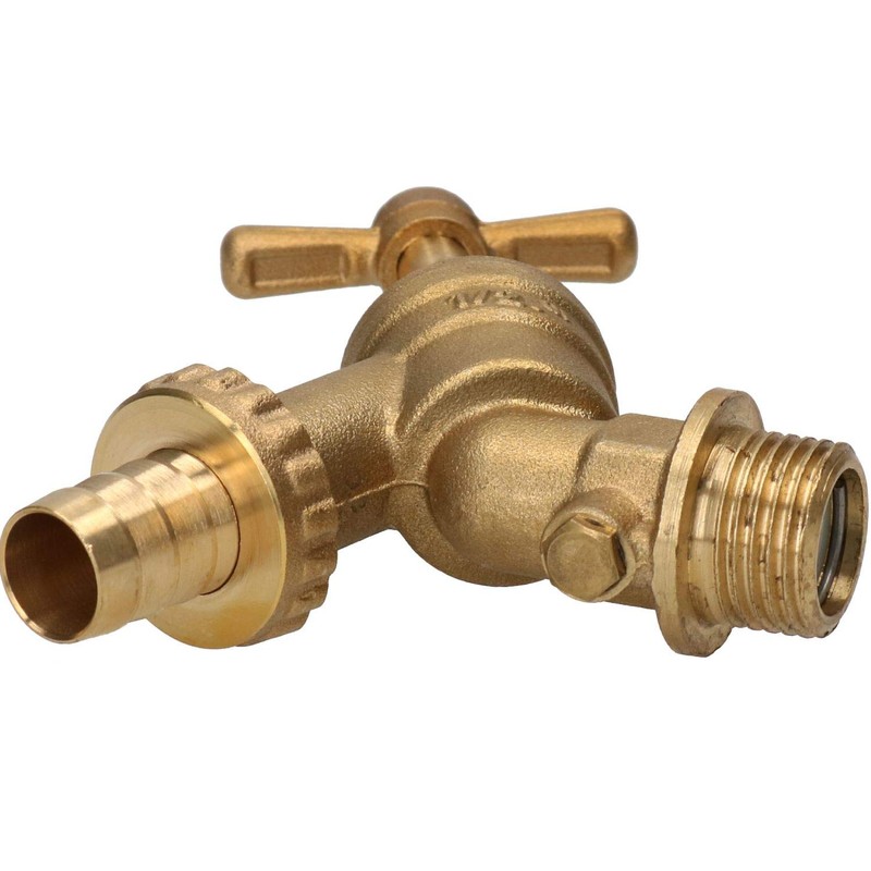 1/2" Brass Hose Union Tap with Double Check Valve Back-Flow