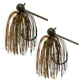 Reaction Tackle Tungsten Football Jig for Bass Fishing - 1/4 oz Bluegill