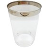 Plastic Silver Cup Plastic Cup 300cc (Pack of 6) Disposable