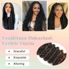 CAZSYSDD Deep Wave Bulk Hair for Braiding 22 inch No