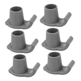 Healvian 6pcs Walker Glide Caps Non- Ski Glides for Enhanced Stability Maneuverability Replacement Parts for Walkers for Seniors Safe Accessories