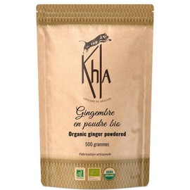 KHLA - Ginger powder - Organically Produced and Fair Trade - 1kg Bag