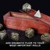 Wiz Dice Titan Dice - Polyhedral Large Dice Set for