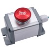 mxuteuk 22mm Stainless Steel Metal Latching Emergency Stop Push Button