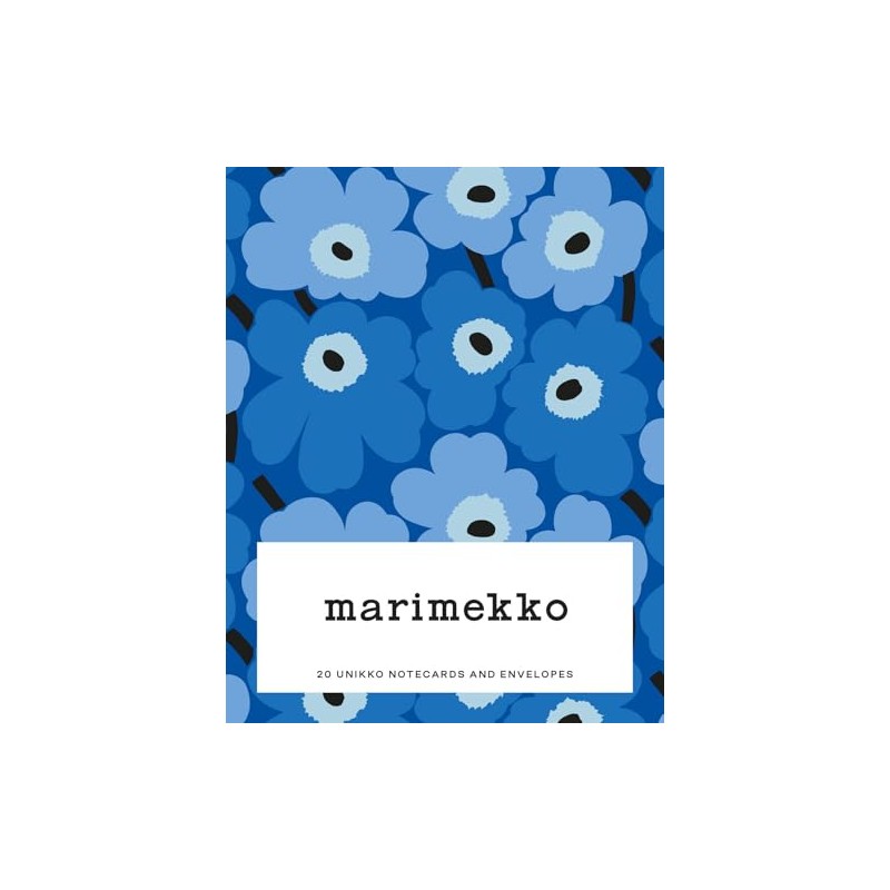 Chronicle Books Marimekko Notes (Blues): 20 Unikko Notecards and Envelopes