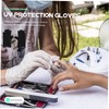 BIUDECO Uv Lamp Hand Covers Comfortable Manicure Gloves for Nail
