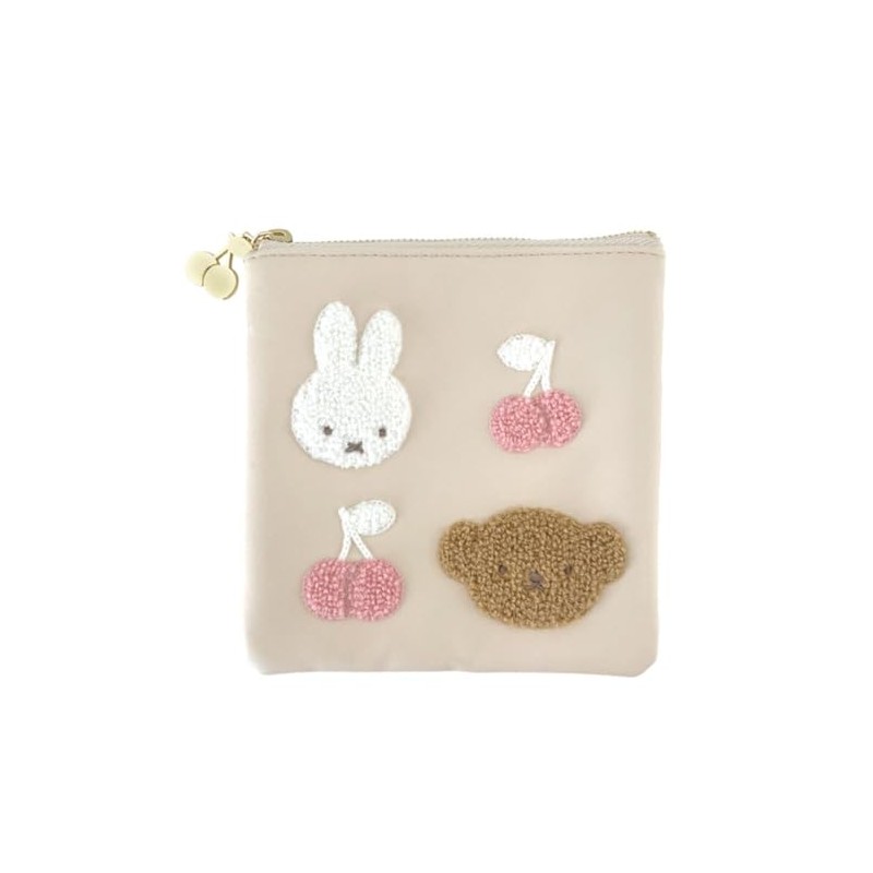 SHOBIDO MF46401 Miffy & Boris Square Pouch, Size (W x