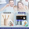 Shmian Toothbrush Sterilizer & Automatic Toothpaste Dispenser Combo, Wall-Mounted USB