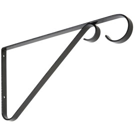 National Hardware N274-563 V2653 Plant Bracket in Black,9 Inch