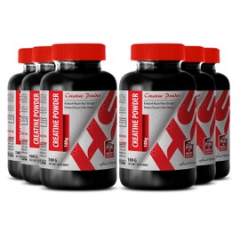 Creatine Tablets 5000mg - CREATINE Powder 100G - Support Muscle tissues (6 Bottles)