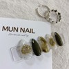 MunNail Heart Brooch Nail Tip - Square / MunNail 하트브로치