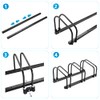 Trimate Bike Stand, 4 Bikes Rack Garage, 2.4" Width for