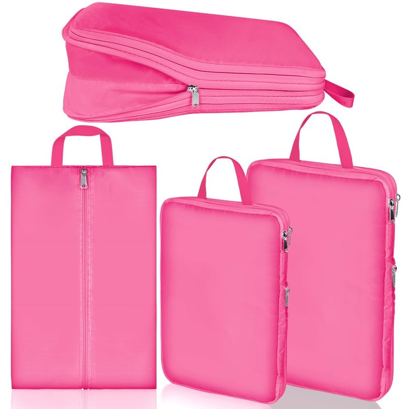 OSDUE 4-Piece Packing Cube Set for Suitcase, Travel Organiser, Suitcase