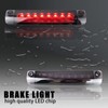 ZDEERAOTO Smoked Lens LED 3rd Third Brake Light Replacement for