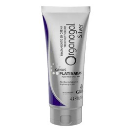 2 Pza Tratamiento Para Cabello Grisi Organogal Silver Canas                                                                                           
