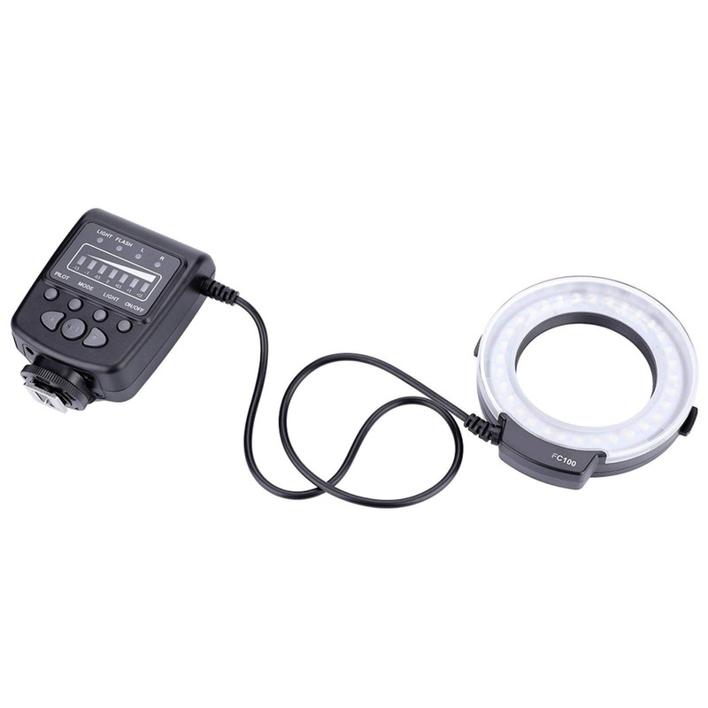 CCYLEZ LED Flash Light Ring Kit, Ring Adapter, Flash Controller