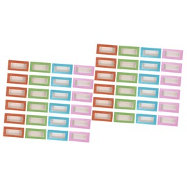 FOMIYES 2sets Eyelash Extensions Lash Holder Portable Plastic Lash Box Window Compact Easy to Store Strip 24pcs*2
