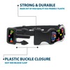 Buckle-Down Plastic Clip Collar - Colorful Calaveras Black/Multi Color -