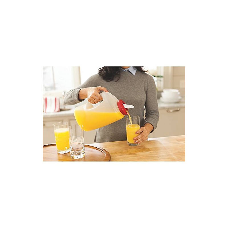 Rubbermaid 7E60 1-Gallon Pitcher (Red)