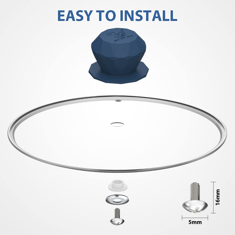 Silicone Universal Pot Lid Replacement Knobs Pan Lid Holding Handles