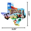 Texas State Pride Acrylic Magnet, Collectible USA Souvenir Keepsake, 3.25