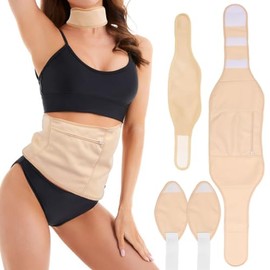 HOTBEST 4 Pcs Essential Oil Pack for Waist Neck Chest Leg Arm Knees Elbows Ankles, Reusable Washable Essential Oil Wrap with Adjustable Elastic Strap, Soft Comfortable Leak-Proof Ice/Heat Oil Pack (B)