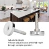 Pissente Nivelador de Patas de Muebles de Acero Inoxidable Ajustable