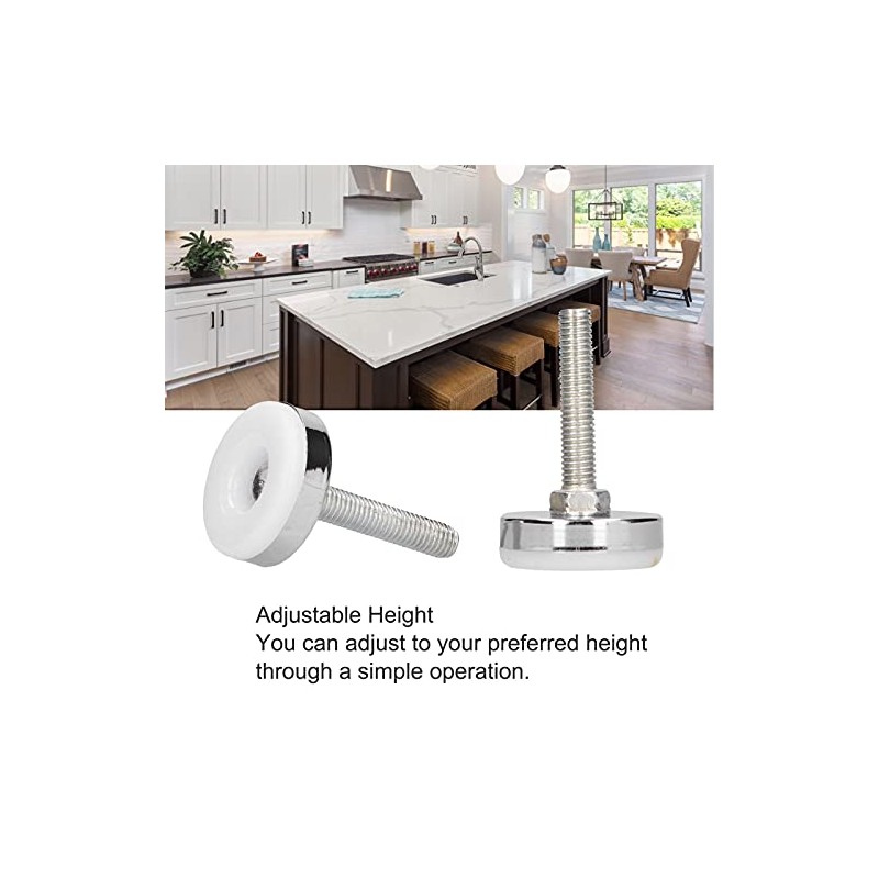 Pissente Nivelador de Patas de Muebles de Acero Inoxidable Ajustable