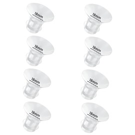 8PCS Flange Inserts 18mm Compatible with Momcozy M5/M6/M9/S12 pro/V1/pro V2 pro/eufy/Spectra/Medela/Lansinoh/Bellababy/KISSBOBO/TSRETE/S21,Reduce 24mm Tunnel Down to Correct Size