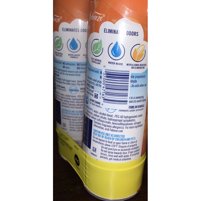Febreze Pumpkin Febreze Air Refresher Spray Limited Edition~8.8 oz 2