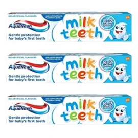 Aquafresh Toothpaste Milk Teeth 50ml - Pack of 3
