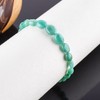 OdrillionGems Natural Emerald Gemstones Bolo Bracelets, Plain Beads, 14K Gold