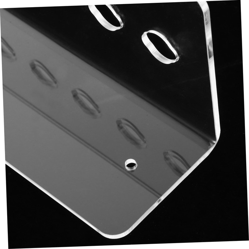 Kisangel Clipper Guard Holder Wall-Mounted Shear Frame Acrylic Scissor Rack