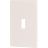 UltraPro Screwless Toggle Switch Wallplate, 1-Gang, Modern Snap-On Cover, Child-Safe,