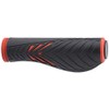 CYCLE PRO MTB Ergo Grip CP-HG1133AD2, Black/Red, 5.1 inches (130